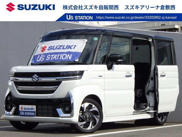 スペーシア　カスタム　カスタム　ＨＹＢＲＩＤ　ＸＳターボ　ナビ