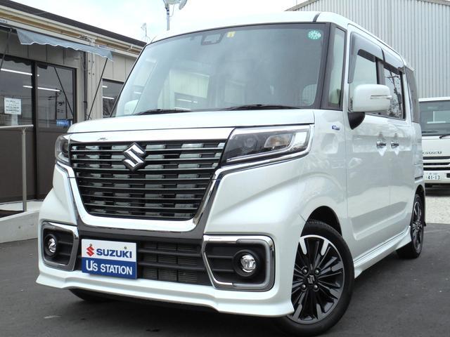 スペーシア　カスタム　ＨＹＢＲＩＤ　ＸＳ　両側電動スライドドア