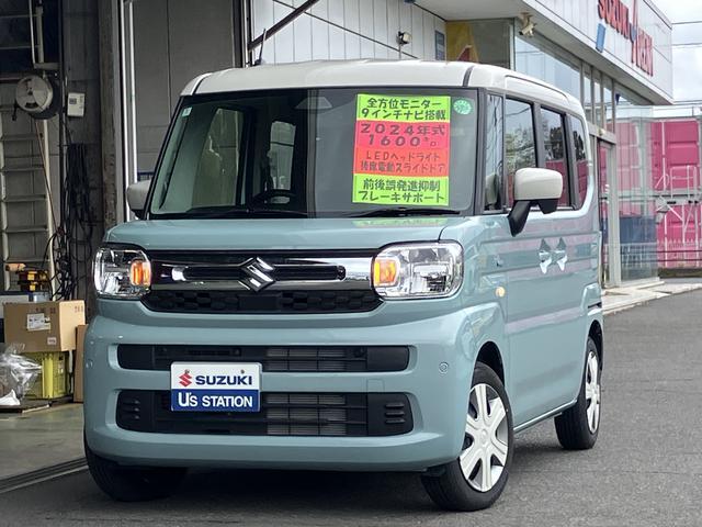 スペーシア　４ＷＤ　ＨＹＢＲＩＤ　Ｘ　全方位モニターナビ　ス