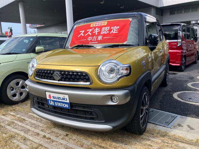 クロスビー　４ＷＤ　ＨＹＢＲＩＤ　ＭＺバックアイカメラ付きナ