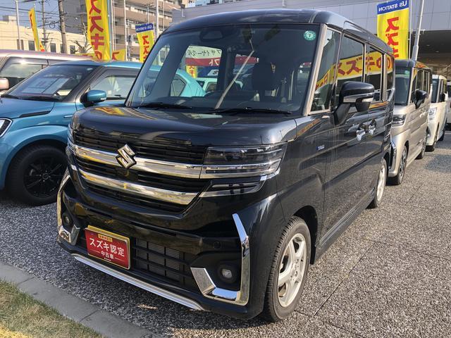 スペーシア　カスタム　カスタム　ＨＹＢＲＩＤ　ＸＳ　全方位ナビ