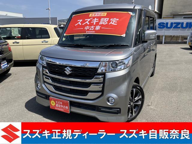 スペーシア　カスタムＺ　ターボ　ナビゲーション　ＥＴＣ　左側電動
