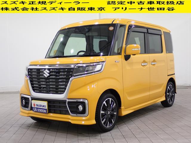 スペーシア　カスタム　カスタム　ＨＹＢＲＩＤ　ＸＳ　ナビ後席モ