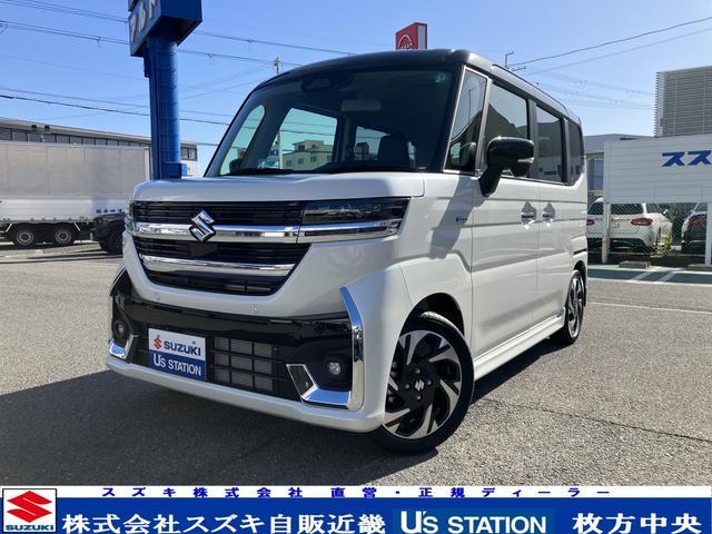 スペーシア　カスタム　カスタム　ＨＹＢＲＩＤ　ＸＳ　社用ＵＰ車