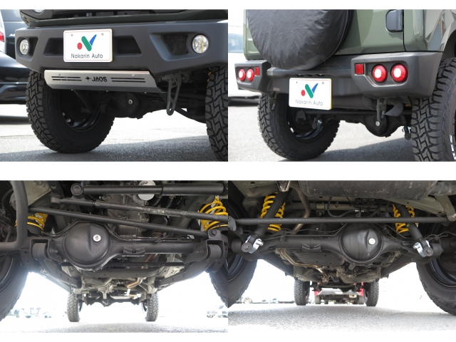 JAOSの前後バンパーも装着！下廻りもサビ等なくきれいな状態です