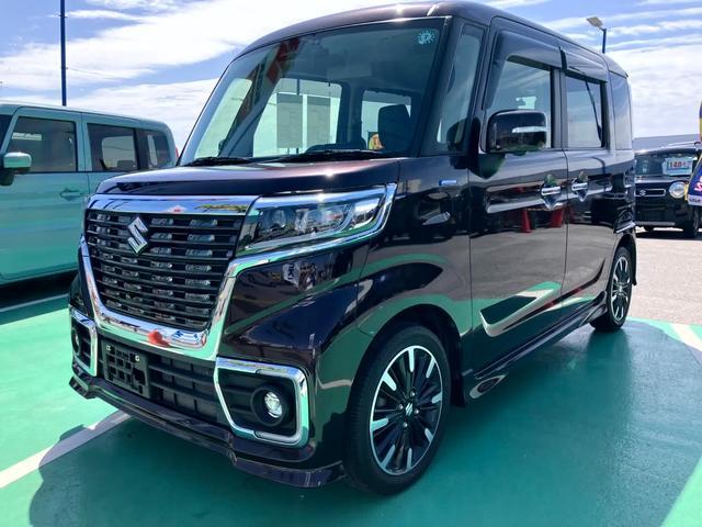スペーシア　カスタム　カスタム　ＨＹＢＲＩＤ　ＸＳ　【ナビ／全