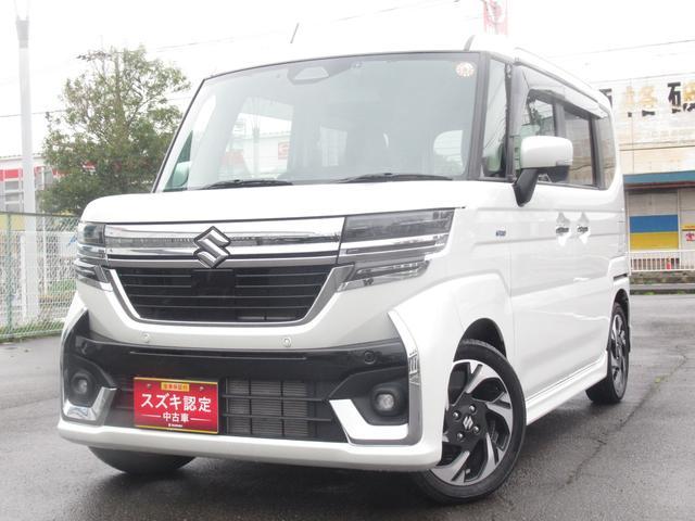 スペーシア　カスタム　カスタム　ＨＹＢＲＩＤ　ＸＳ　社外ナビ　