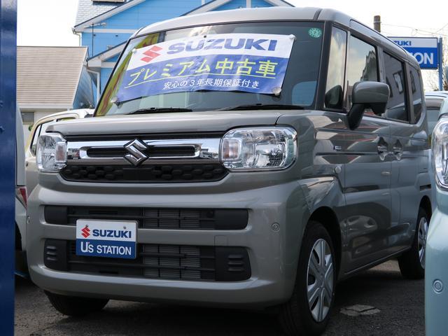 スペーシア　ＨＹＢＲＩＤ　Ｘ　両側電動スライドドア　