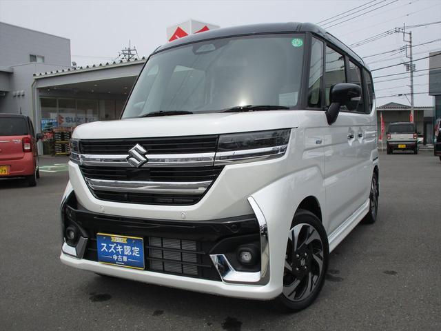 スペーシア　カスタム　４ＷＤ　ＨＹＢＲＩＤ　ＸＳターボ　全方位カメラ９