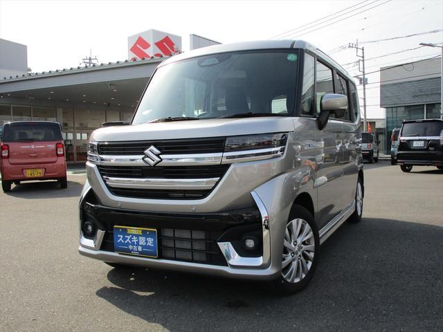 スペーシア　カスタム　ＨＹＢＲＩＤ　ＧＳ　電動パーキング・ホー