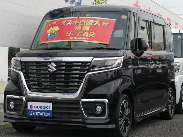 スペーシア　カスタム　カスタム　ＨＹＢＲＩＤ　ＸＳ　ナビ　両側