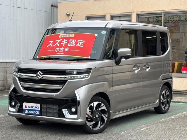 スペーシア　カスタム　４ＷＤ　カスタム　ＨＹＢＲＩＤ　ＸＳターボ　衝突