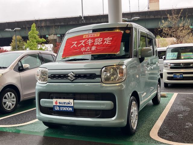 スペーシア　ＨＹＢＲＩＤ　Ｇ　ＭＫ５３Ｓ前後衝突被害