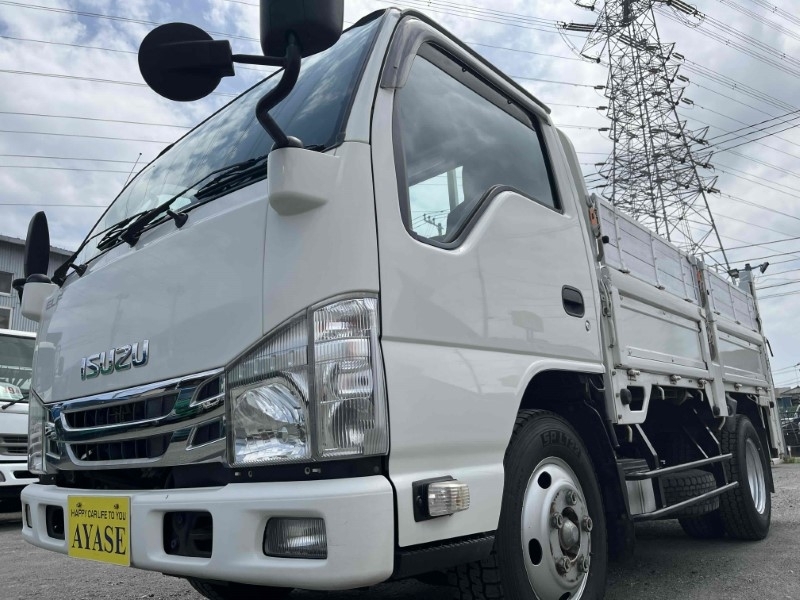 エルフ　２．９５ｔ積み平ボディー　ガス屋仕様車
