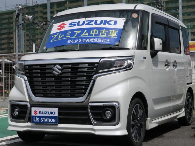 スペーシア　カスタム　カスタム　ＨＹＢＲＩＤ　ＸＳ　２型　ナビ
