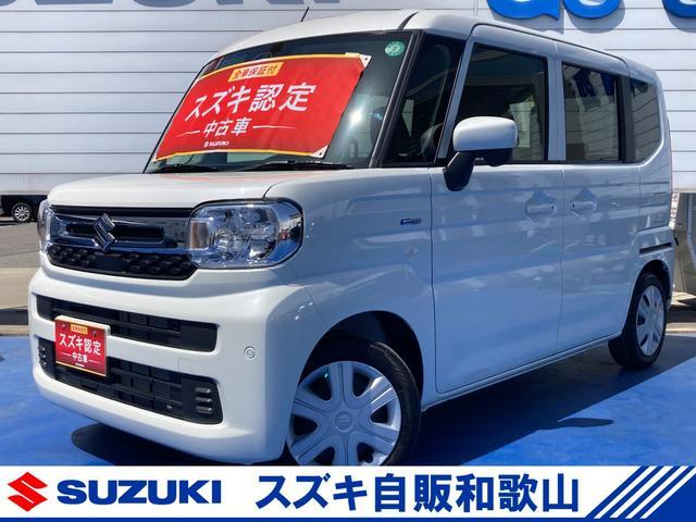 スペーシア　ＨＹＢＲＩＤ　Ｘ　　デモカー使用車　電動