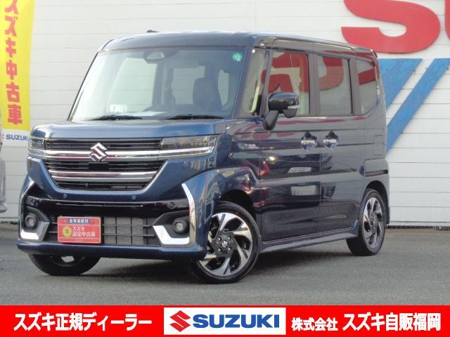 スペーシア　カスタム　ＨＹＢＲＩＤ　ＸＳ　全方位モニター付ナビ