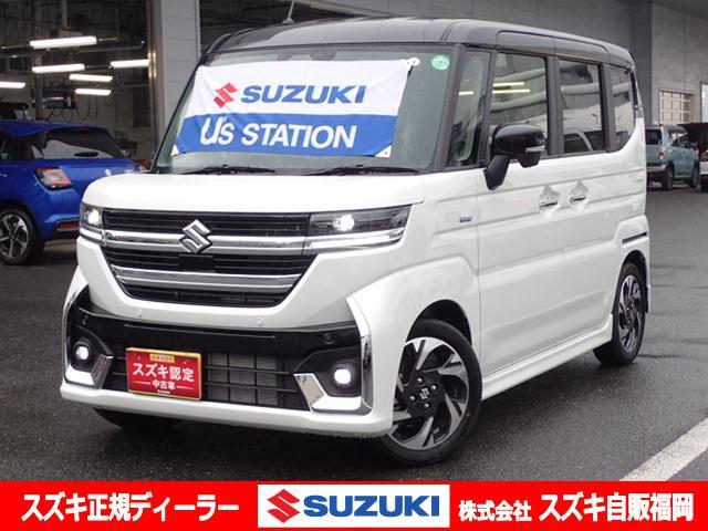 スペーシア　カスタム　ＨＹＢＲＩＤ　ＸＳターボ　全方位ナビ装着