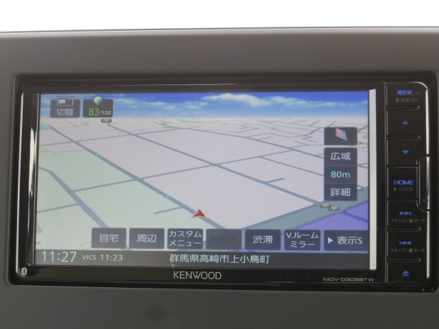 ケンウッド製カーナビ付きです。オリックスＵ−ＣＡＲでは電装品も納車日から１年間の保証付きです