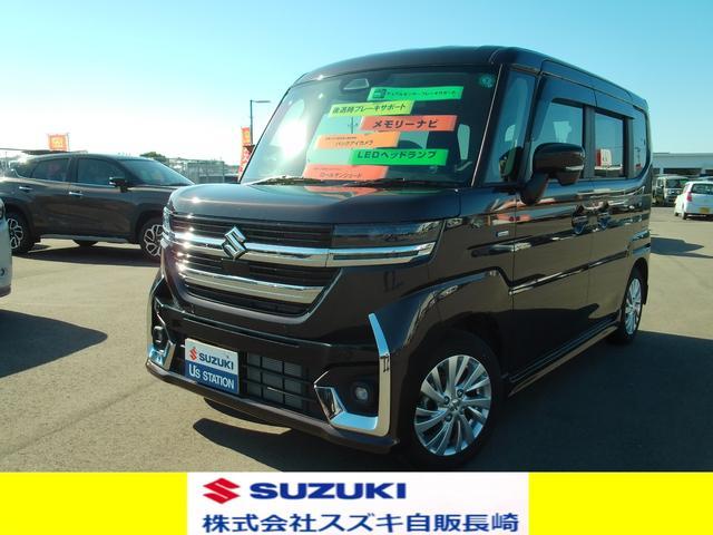 スペーシア　カスタム　カスタムＨＹＢＲＩＤ　ＧＳ　バックカメラ