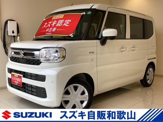 スペーシア　ＨＹＢＲＩＤ　Ｇ　　デモカー使用車　全方
