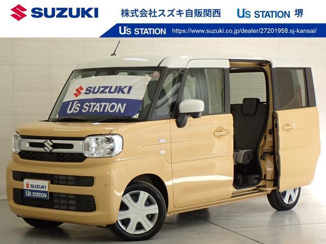 スペーシア　ＨＹＢＲＩＤ　Ｘ　全方位モニター付ナビ　
