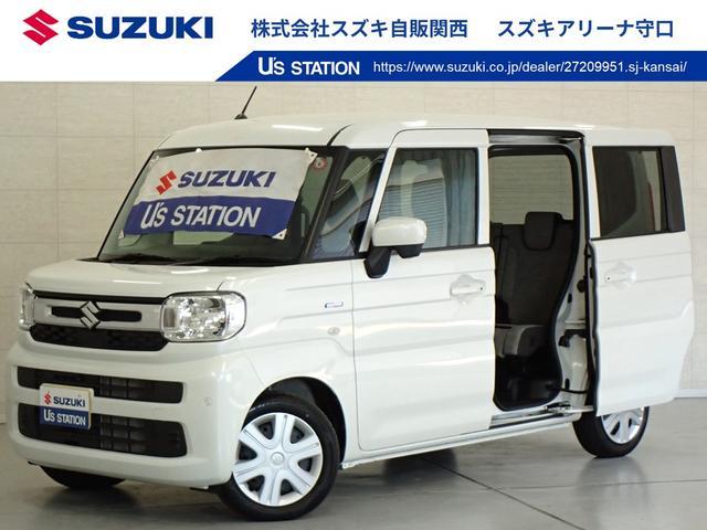 スペーシア　ＨＹＢＲＩＤ　Ｘ　全方位モニター付ナビ　