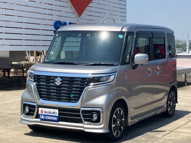 スペーシア　カスタム　４ＷＤ　カスタム　ＨＹＢＲＩＤ　ＸＳターボ衝突被