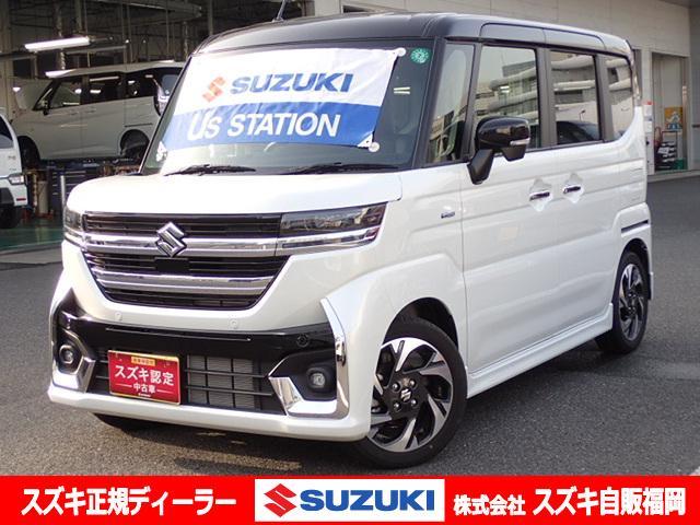 スペーシア　カスタム　ＨＹＢＲＩＤ　ＸＳターボ　パドルシフト／