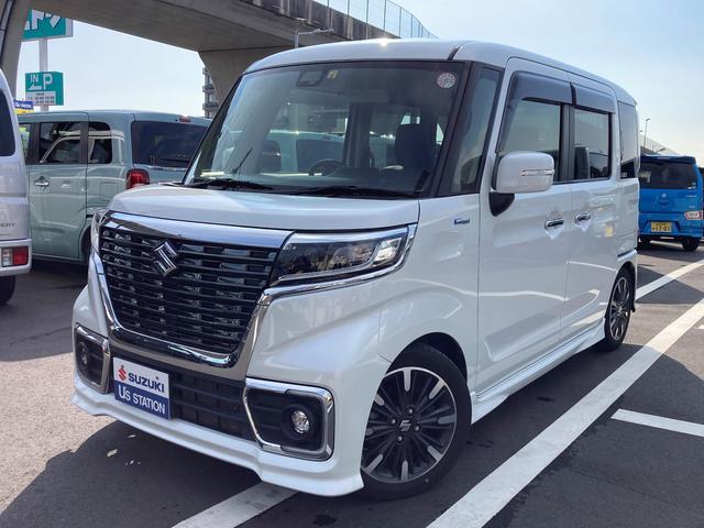 スペーシア　カスタム　ＨＹＢＲＩＤ　ＸＳターボ　前後ブレーキサ