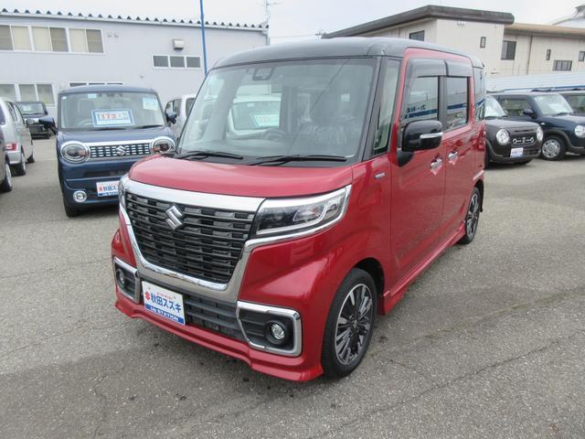 スペーシア　カスタム　４ＷＤ　ＨＹＢＲＩＤ　ＸＳターボ　４ＷＤ　ナビＴ