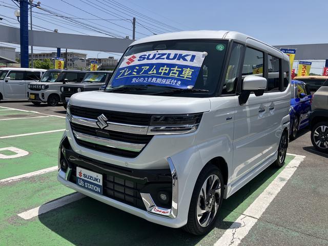 スペーシア　カスタム　カスタム　ＨＹＢＲＩＤ　ＸＳターボ　ナビ
