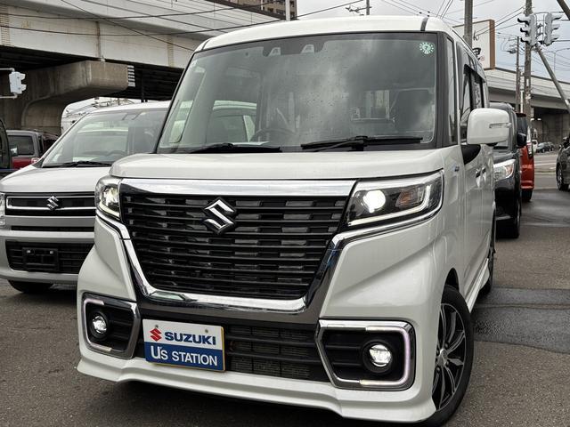 スペーシア　カスタム　４ＷＤ　ハイブリッドＸＳターボ　４ＷＤ　☆全方位