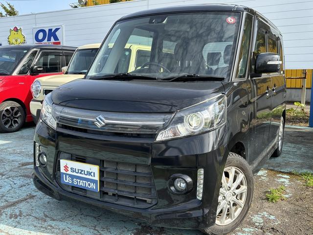 スペーシア　カスタム　４ＷＤ　ＸＳリミテッド　４ＷＤ　☆純正ナビ・バッ