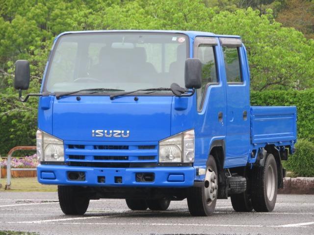 エルフ　２ｔ　全低床　Ｗキャブ