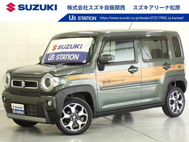 ハスラー　ＨＹＢＲＩＤ　Ｘ　全方位モニター付メモリ