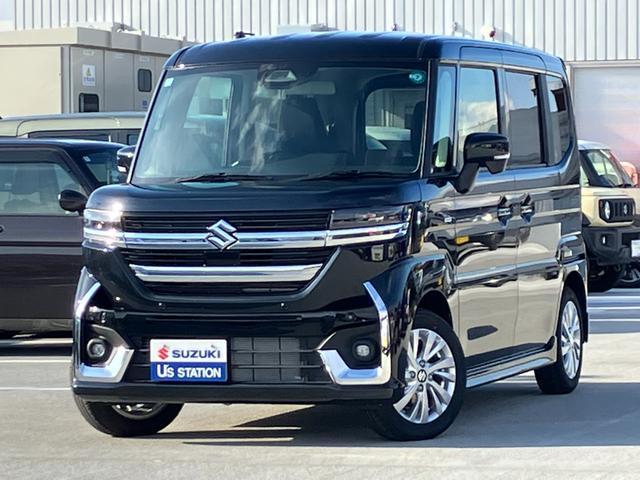 スペーシア　カスタム　４ＷＤ　カスタム　ＨＹＢＲＩＤ　ＧＳ　４ＷＤ　左