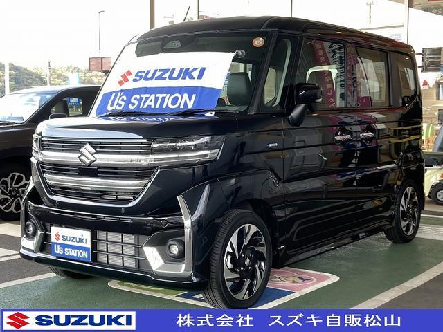 スペーシア　カスタム　カスタム　ＨＶ－ＸＳ　弊社試乗車ＵＰ♪　