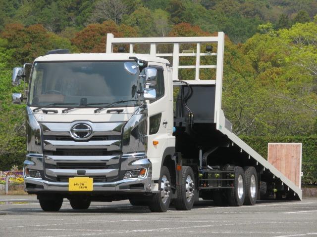 プロフィア　１１．６ｔ　４軸低床　セルフローダー
