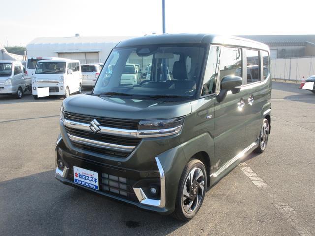 スペーシア　カスタム　４ＷＤ　ＨＹＢＲＩＤ　ＸＳターボ　４ＷＤ　ナビＴ