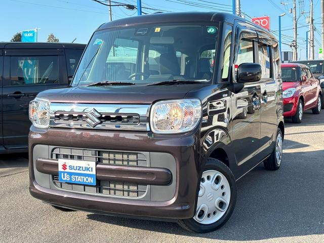 スペーシア　４ＷＤ　ハイブリッドＸ　４ＷＤ　☆純正ワイドナビ