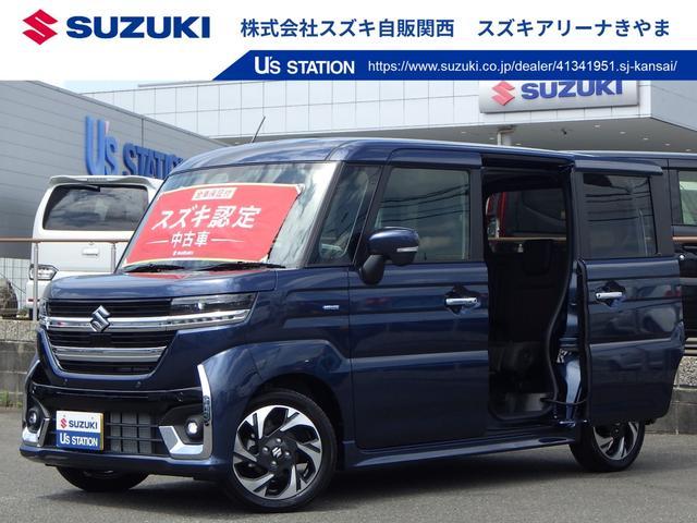 スペーシア　カスタム　カスタム　ＨＹＢＲＩＤ　ＸＳターボ　スズ