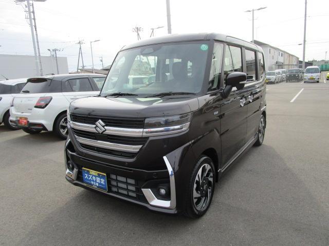スペーシア　カスタム　カスタム　ＨＹＢＲＩＤ　ＸＳターボ　スズ
