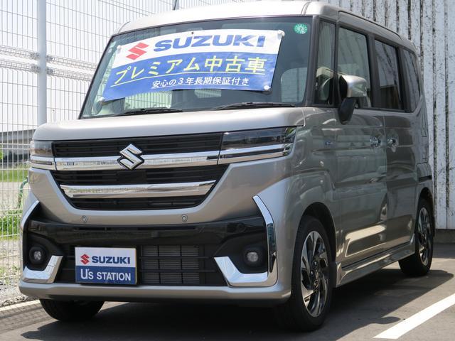 スペーシア　カスタム　カスタム　ＨＹＢＲＩＤ　ＸＳターボ　ナビ