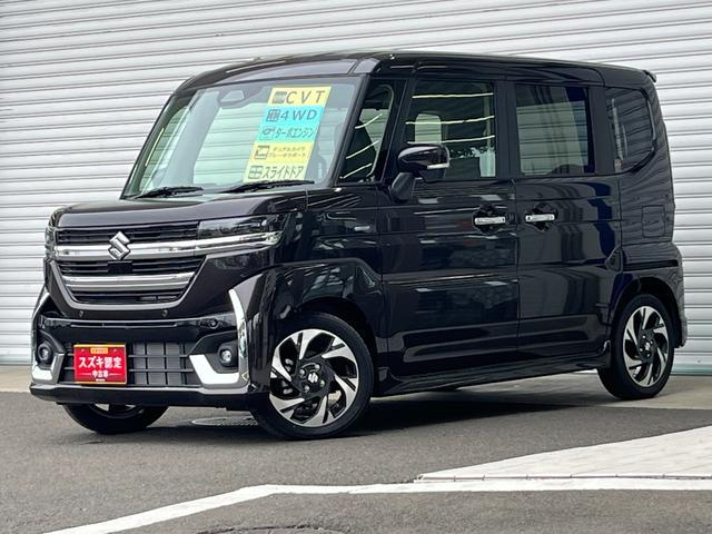 スペーシア　カスタム　４ＷＤ　カスタムＨＹＢＲＩＤ　ＸＳターボ　【４Ｗ