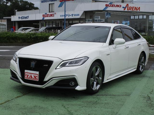 クラウン　セダン　ハイブリッド　ＲＳアドバンス　ワンオーナー　禁煙車　純