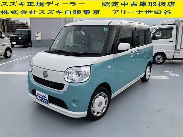 ムーヴ　キャンバス　Ｇ　ＳＡＩＩ　ナビ　全方位モニター　両側