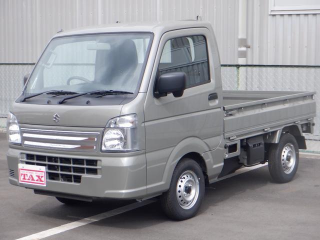 キャリイトラック　４ＷＤ　４ＷＤ　ＫＣエアコン・パワステ　禁煙　横