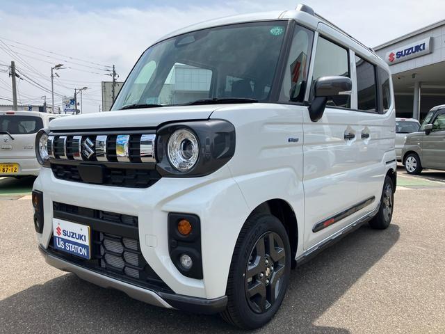 スペーシア　ギア　４ＷＤ　ギア　ＨＹＢＲＩＤ　ＸＺ　４ＷＤ　両側電