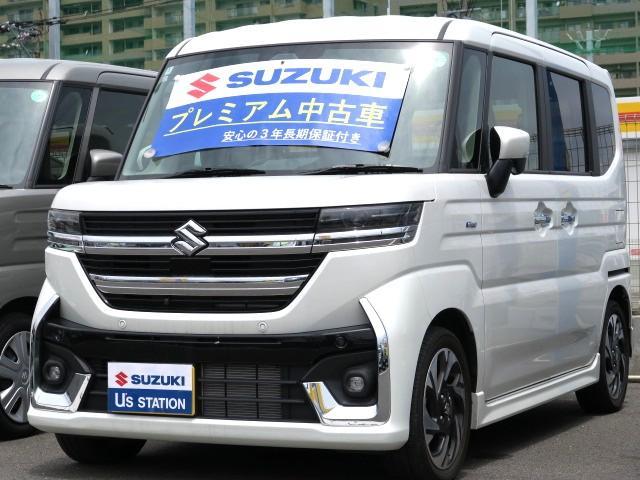 スペーシア　カスタム　カスタム　ＨＹＢＲＩＤ　ＸＳターボ　全方